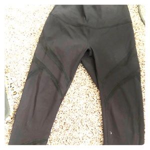Messed crop leggings lululemon